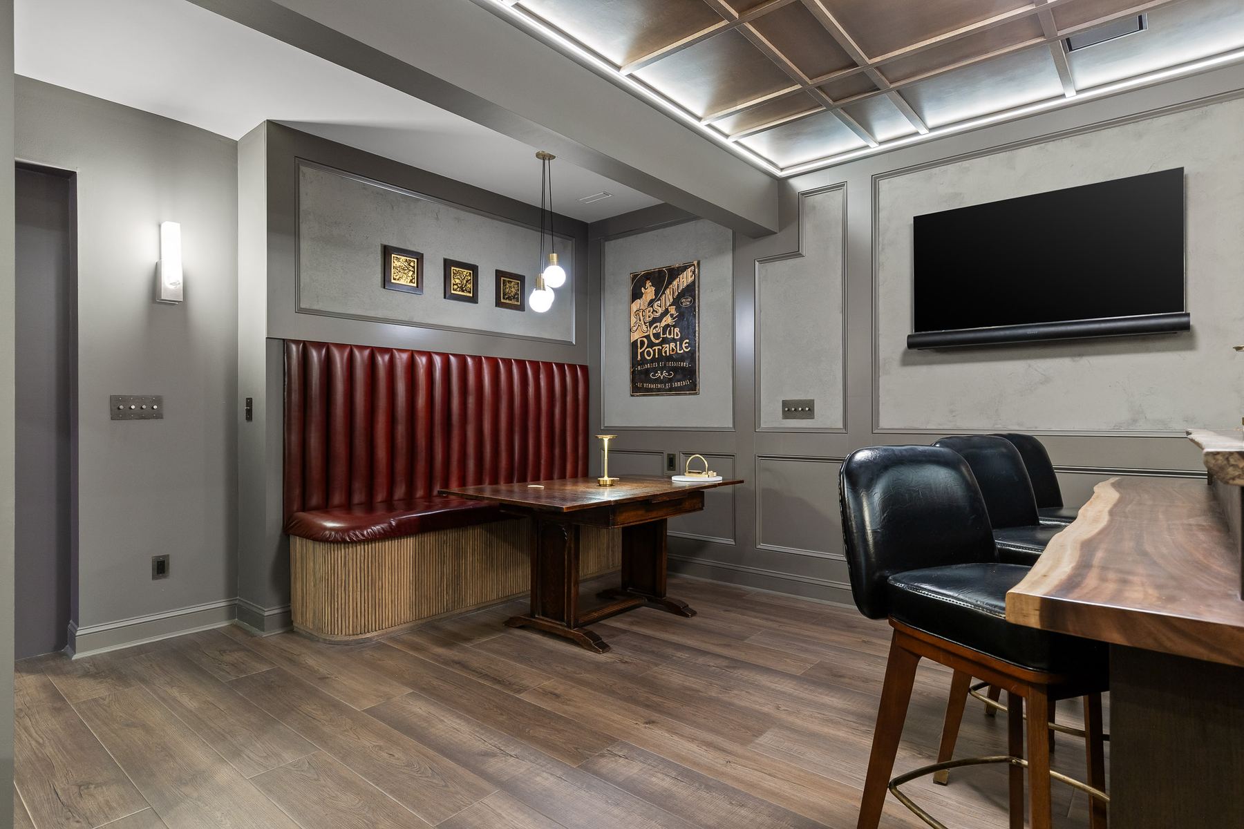 160 Horizon Hill Luxury Basement Atlanta — Photo 12
