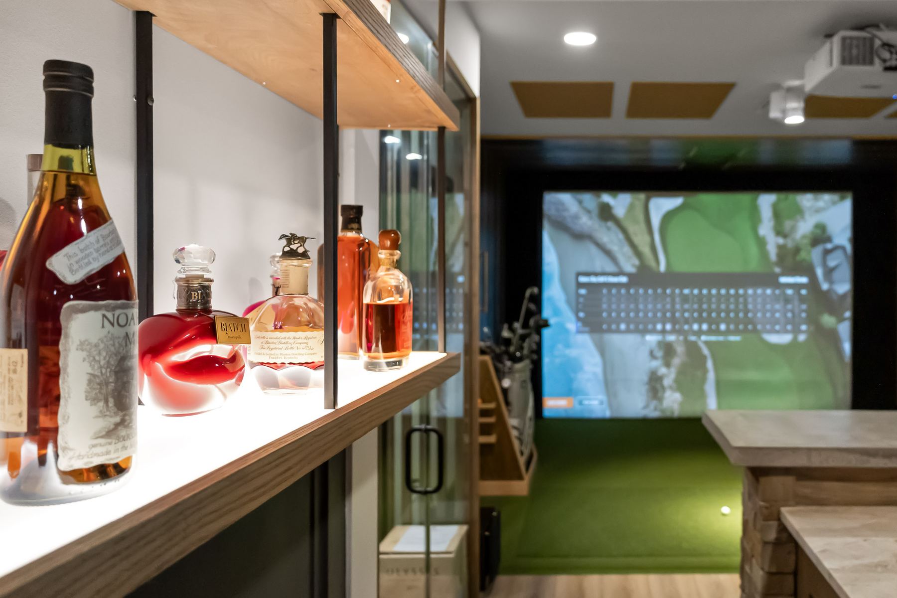 Custom Basement Bar Buckhead — New Edge Renovation portfolio