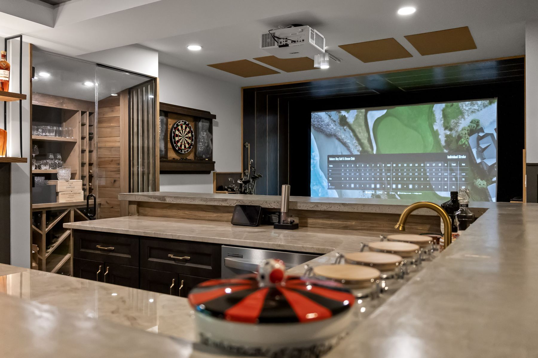 Luxury custom bar build Buckhead GA 1